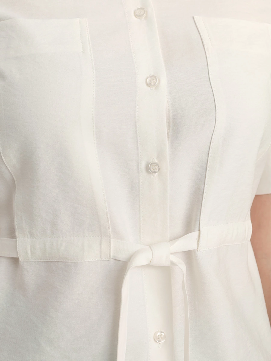 Блуза из вискозы с короткими рукавами 